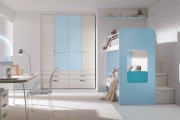 camerette letto a soppalco per due