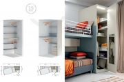 Cabina Midi attrezzata con specchio