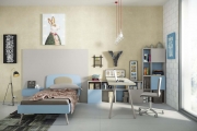 lettino azzurro