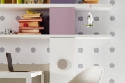 Pensili modulari per zona studio