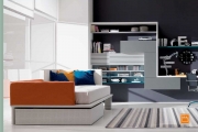 letto moderno con cassetto