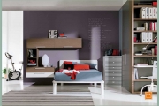 letto a pois in stile moderno