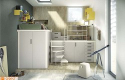 Cameretta a soppalco con trafila