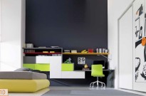 Cameretta da grandi con parete studio MIX
