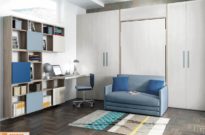 Arredo con letto divano una piazza e mezza