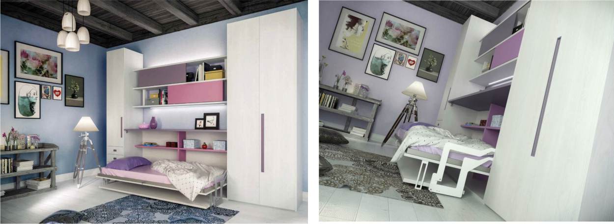 letto a parete