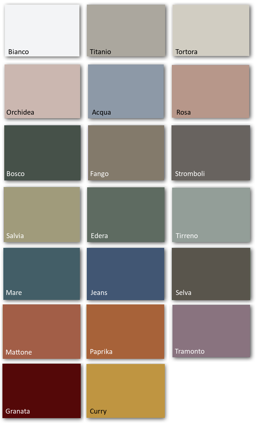 Colori laccati opachi Doimo 2025
